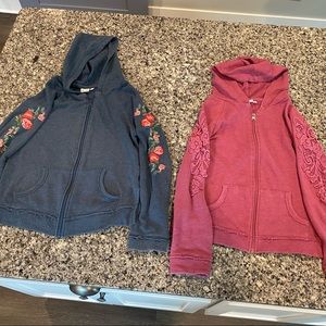 Lot of 2 Mudd hoodies